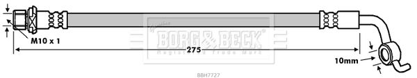 BORG & BECK Тормозной шланг BBH7727